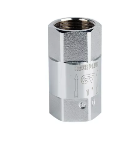 Клапан обратный пружинный GENEBRE 3122P 09 DN050 PN18, корпус - латунь, клапан - латунь + NBR, ВР/ВР